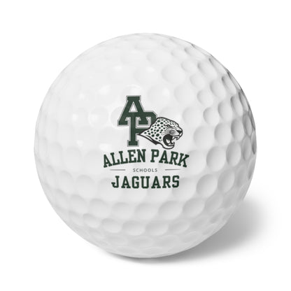 Allen Park Jaguars Golf Balls, 6pcs