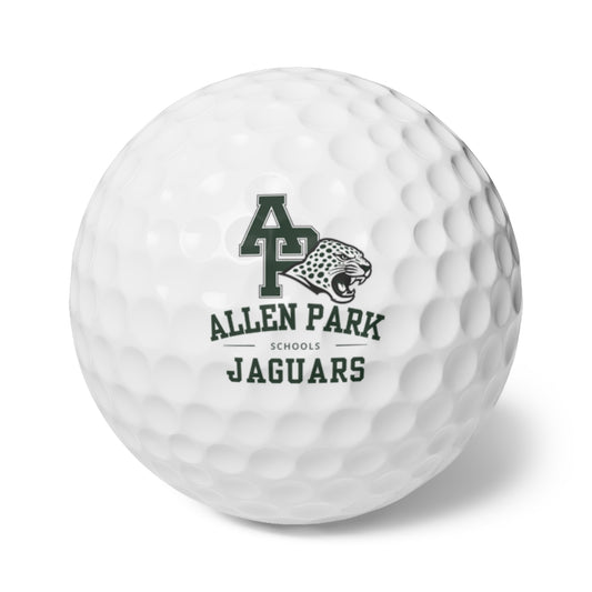 Allen Park Jaguars Golf Balls, 6pcs