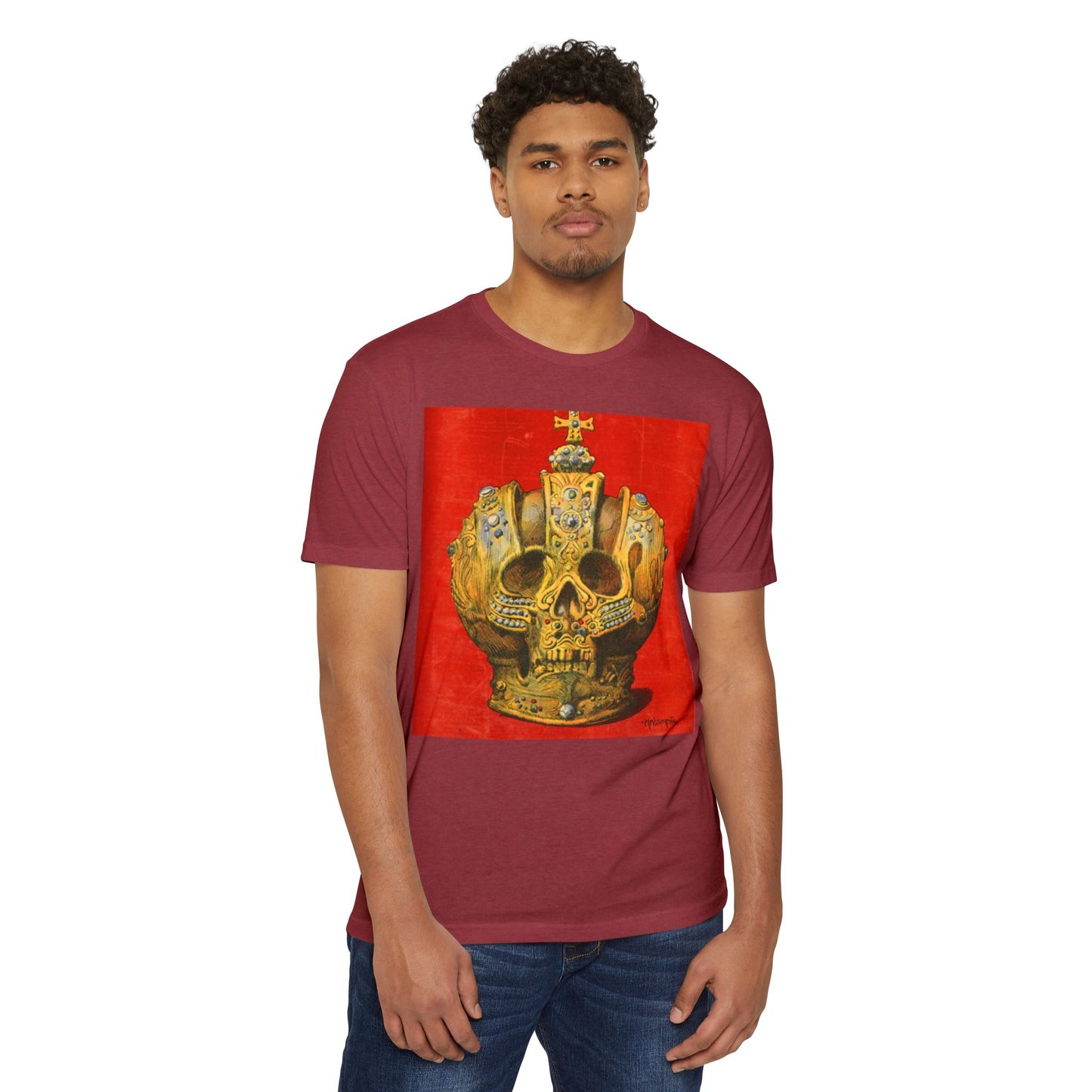 Skull Crown T-Shirt — Gothic Royalty Graphic Tee