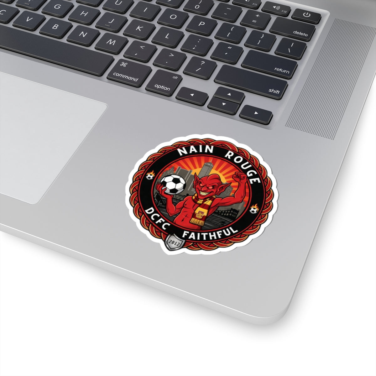 Nain Rouge Soccer Sticker — DCFC Faithful Kiss-Cut Decal