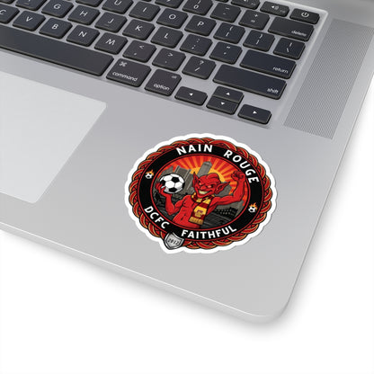 Nain Rouge Soccer Sticker — DCFC Faithful Kiss-Cut Decal