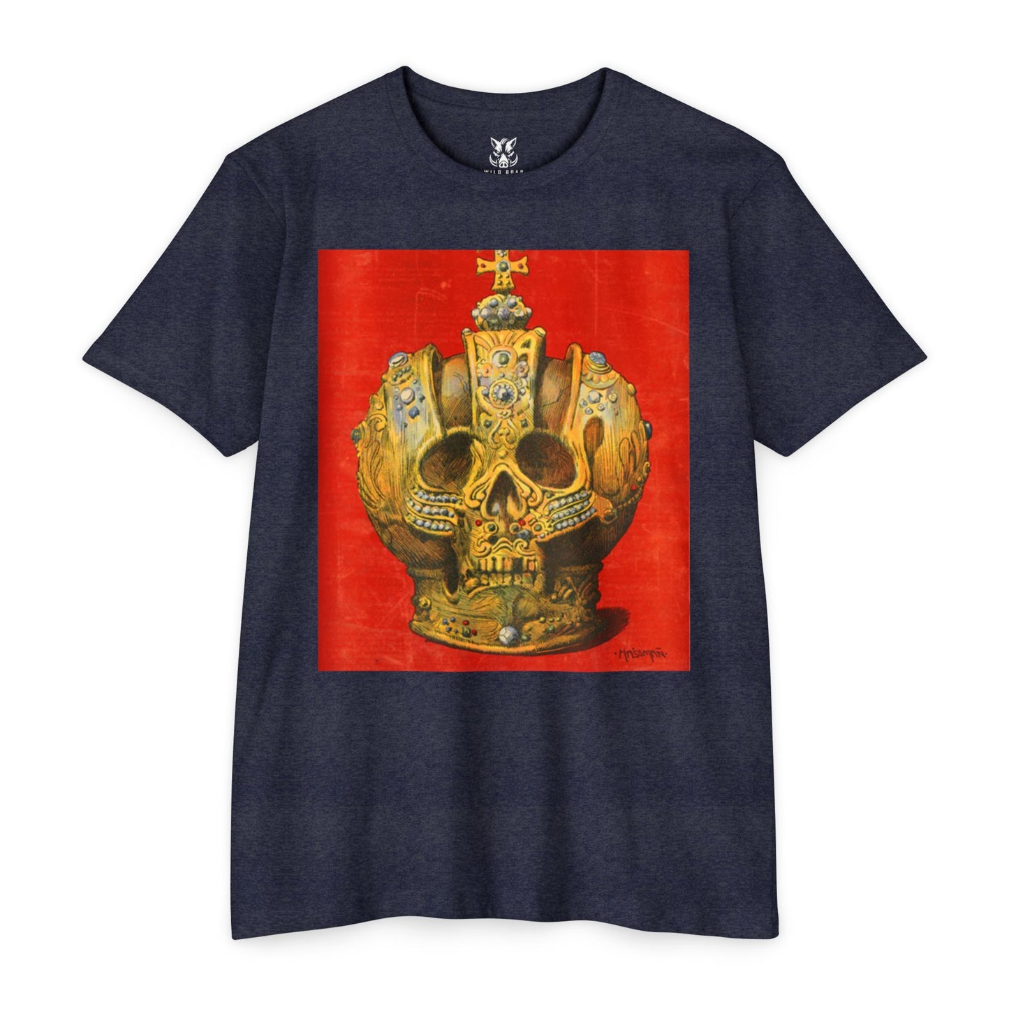 Skull Crown T-Shirt — Gothic Royalty Graphic Tee