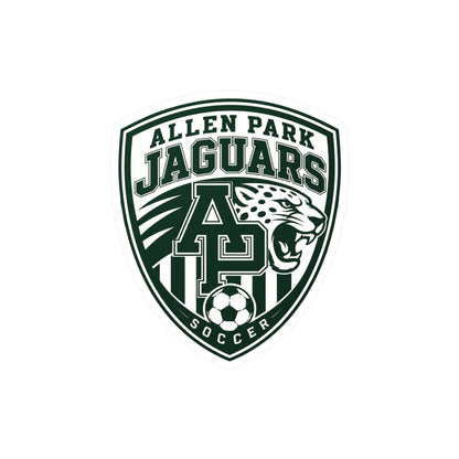 Allen Park Jaguars Soccer Vinyl Sticker — Kiss-Cut Decal