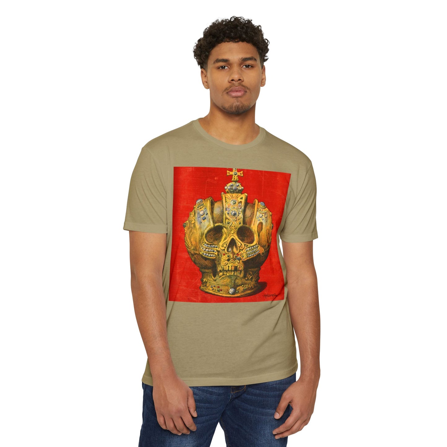 Skull Crown T-Shirt — Gothic Royalty Graphic Tee