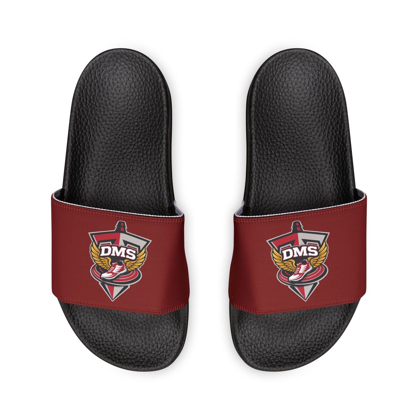 DMS Track Removable-Strap Slide Sandals — Customizable Comfort Slides