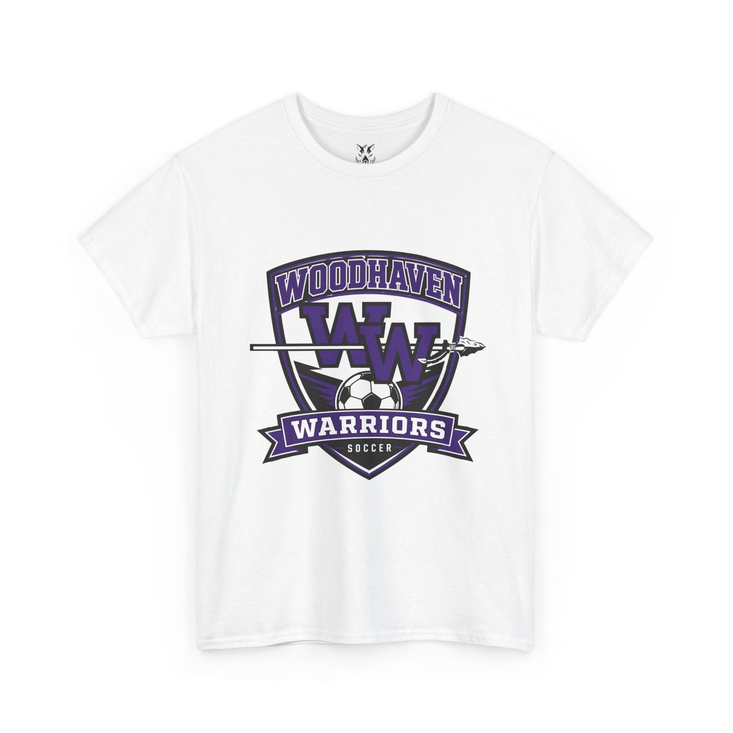 Woodhaven Warriors Soccer T-Shirt — Crest Logo Youth & Adult Team Tee