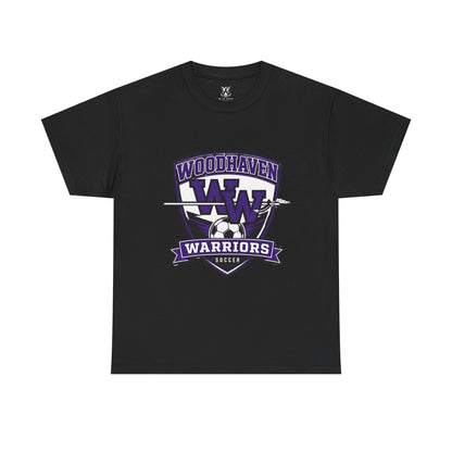 Woodhaven Warriors Soccer T-Shirt — Crest Logo Youth & Adult Team Tee