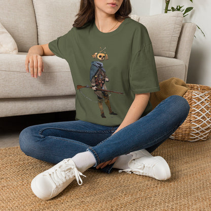 Skull Archer T-Shirt — Memento Mori - Longhunter 1776 Watercolor Variant