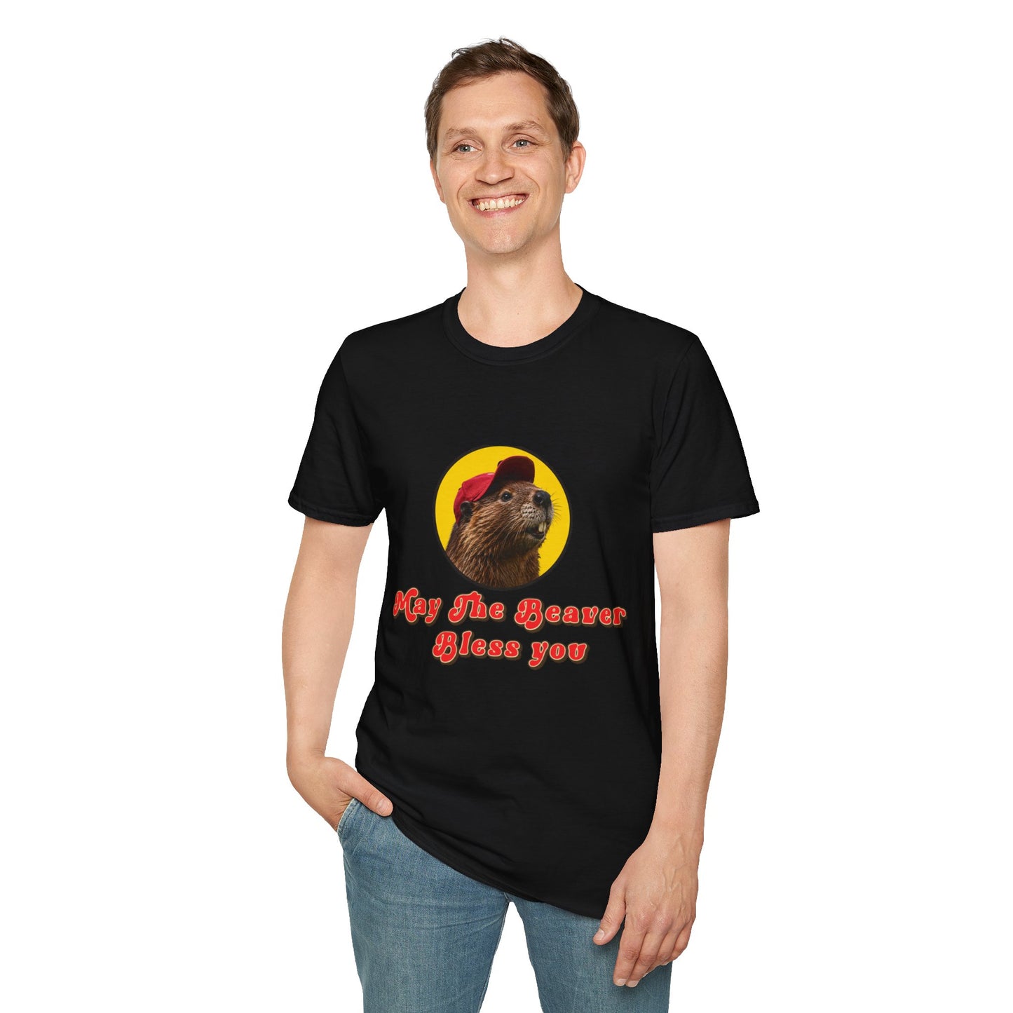 "May the Beaver Bless You" Graphic T-Shirt
