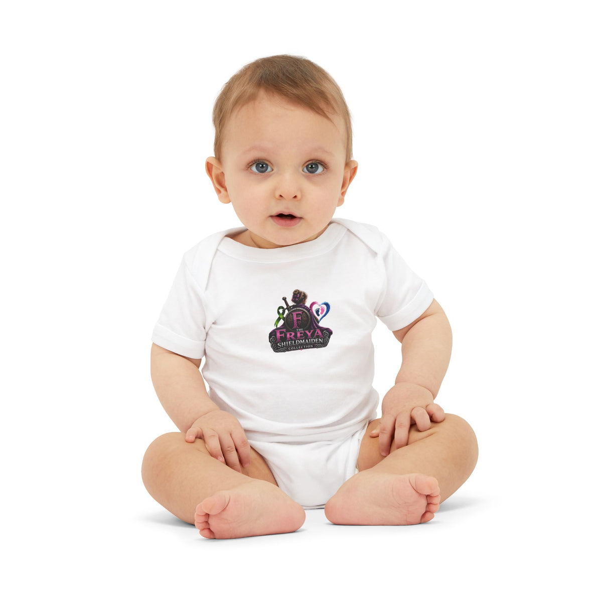 Infant Onesie with 'Freya' Cute Baby Bodysuit