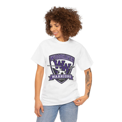 Woodhaven Warriors Soccer T-Shirt — Crest Logo Youth & Adult Team Tee