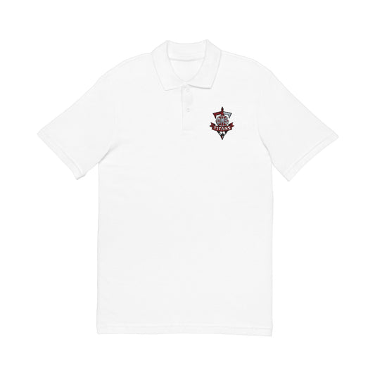 Embroidered DMS soccer Crest Polo Shirt