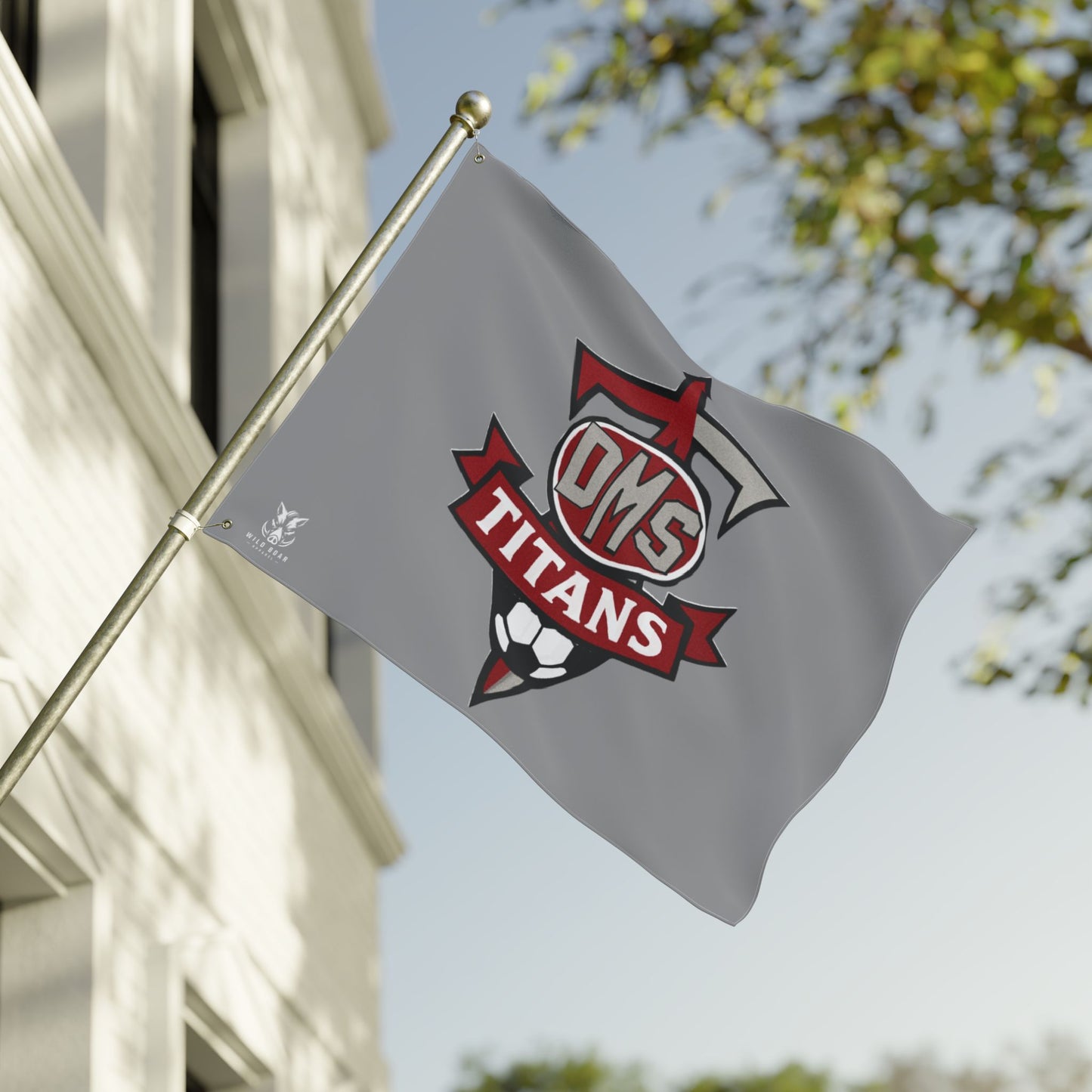 Titans Team Flag — DMS Titans Double-Sided Outdoor Banner