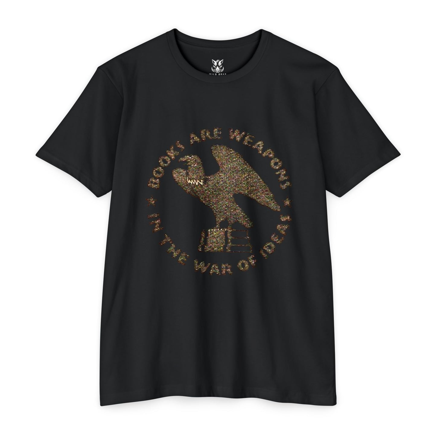 Books Are Weapons T‑Shirt — Vintage Eagle & Books Graphic Tee