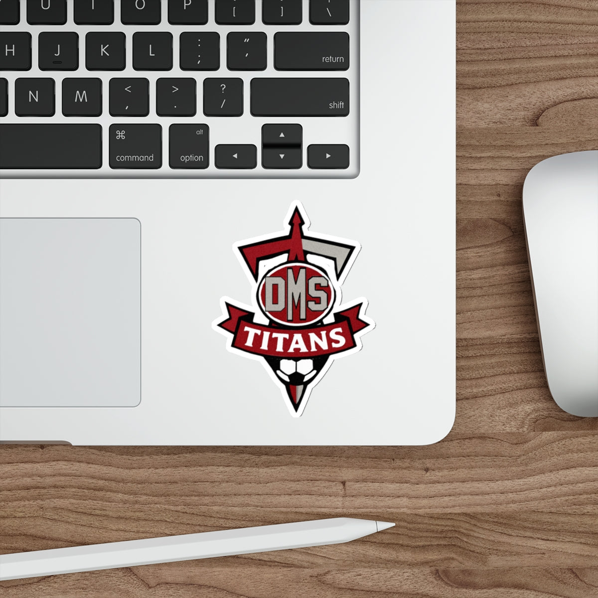DMS Titans Die-Cut Sticker — Soccer Team Logo Decal