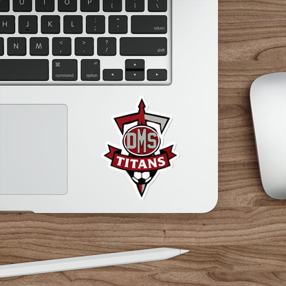 DMS Titans Die-Cut Sticker — Soccer Team Logo Decal