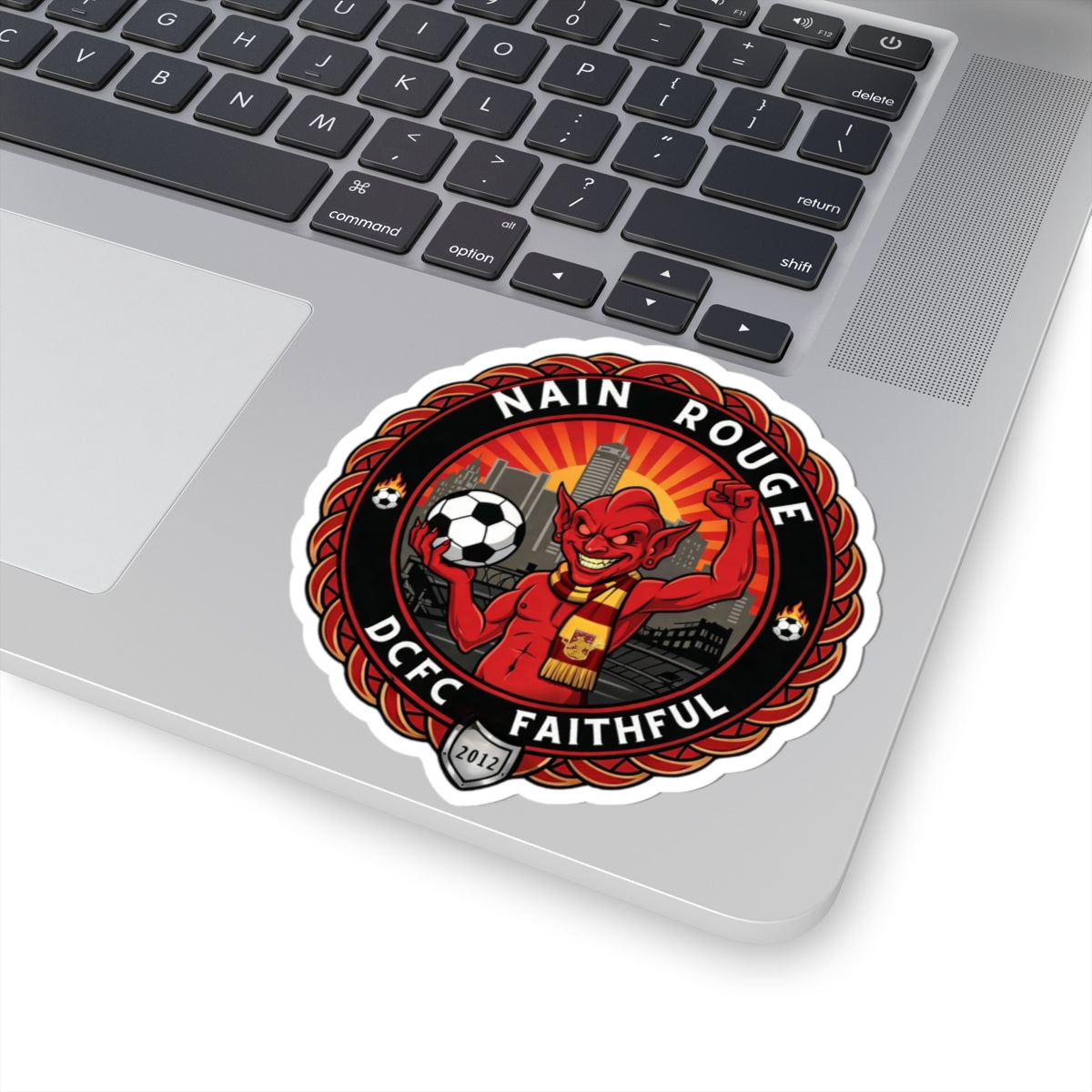 Nain Rouge Soccer Sticker — DCFC Faithful Kiss-Cut Decal