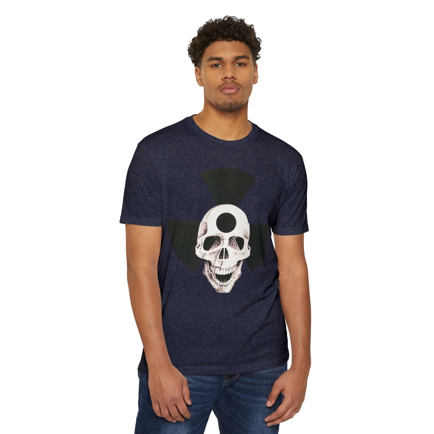 Skull Target T‑Shirt — Retro Radiation Graphic Tee