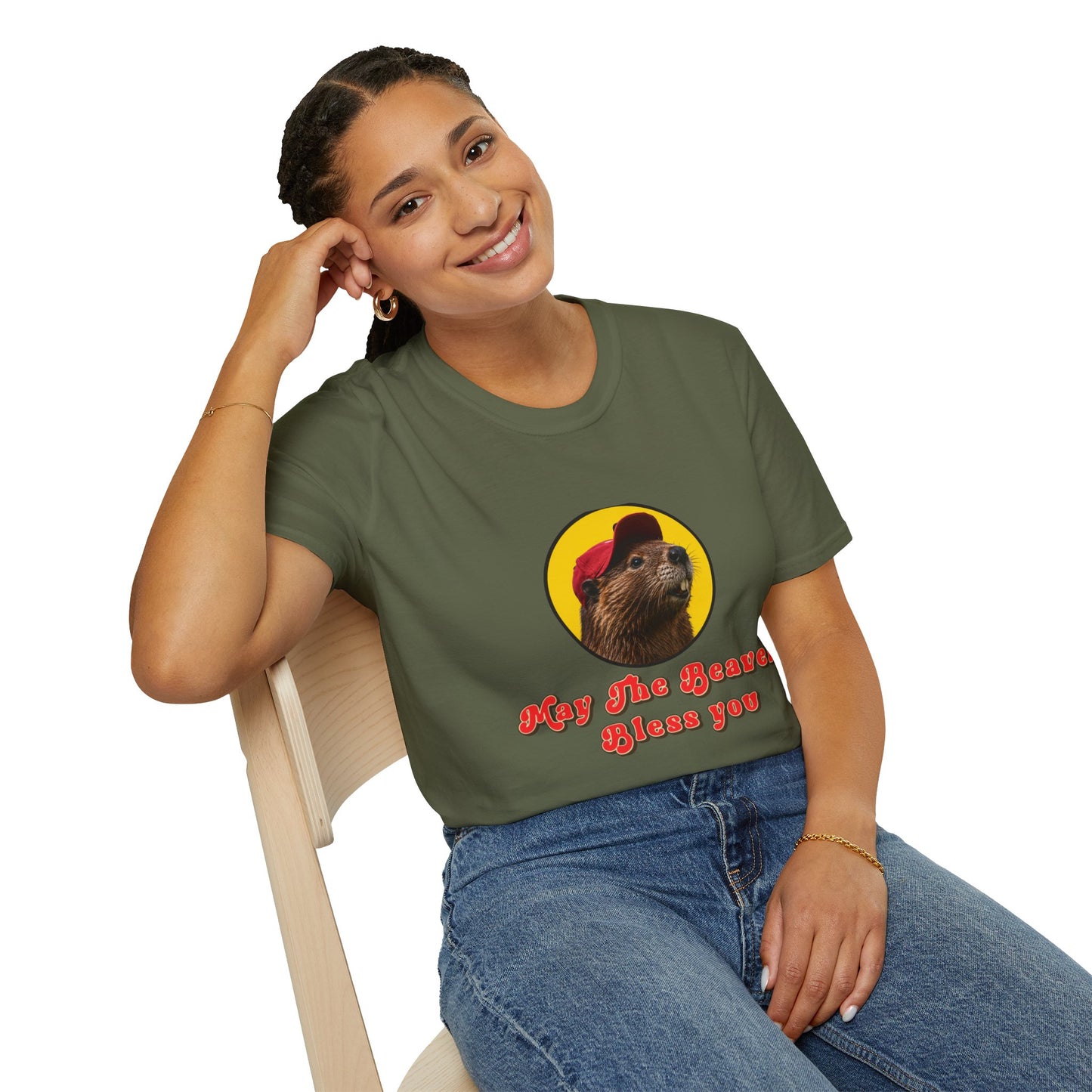 "May the Beaver Bless You" Graphic T-Shirt