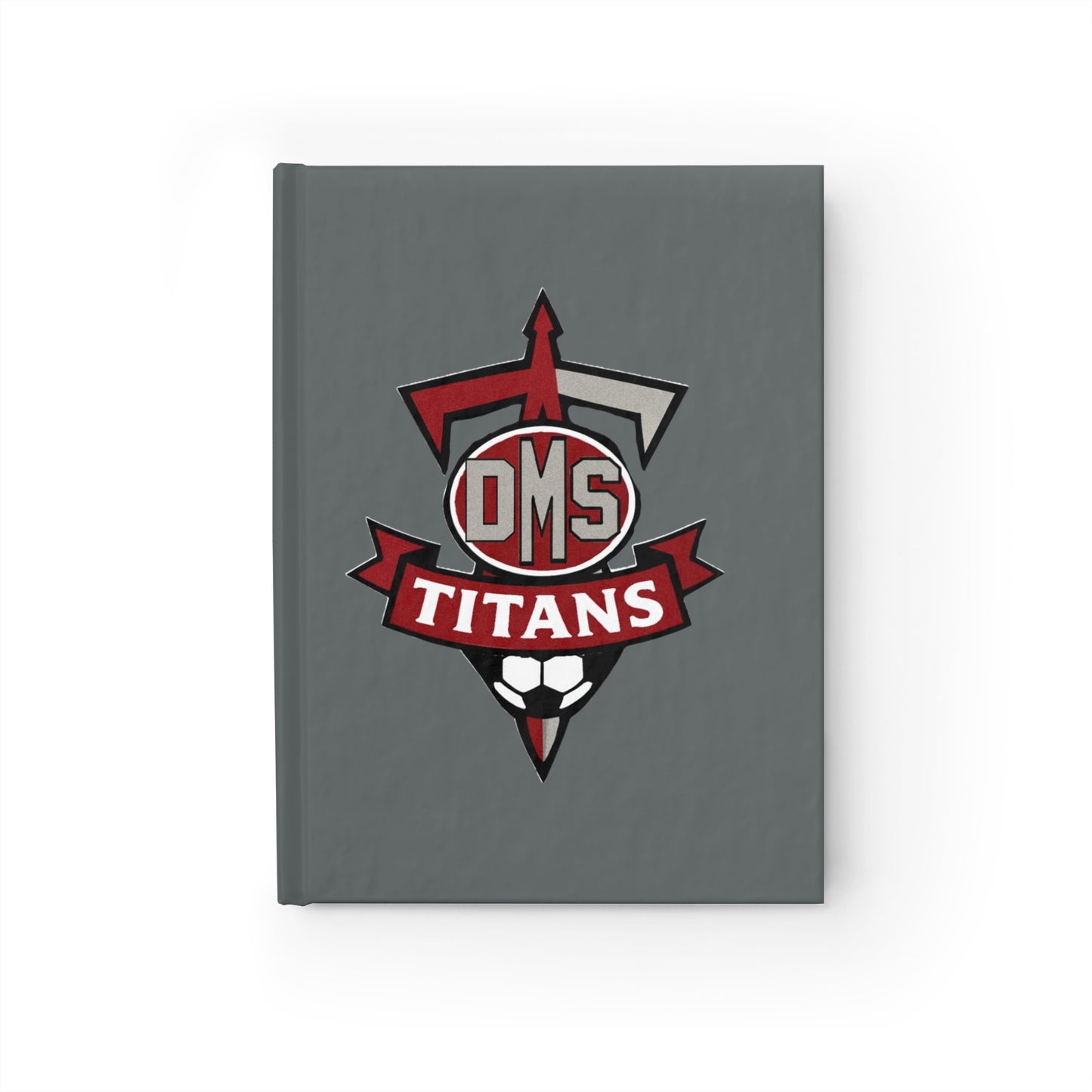 DMS Titans Ruled Journal — School Team Soccer Notebook