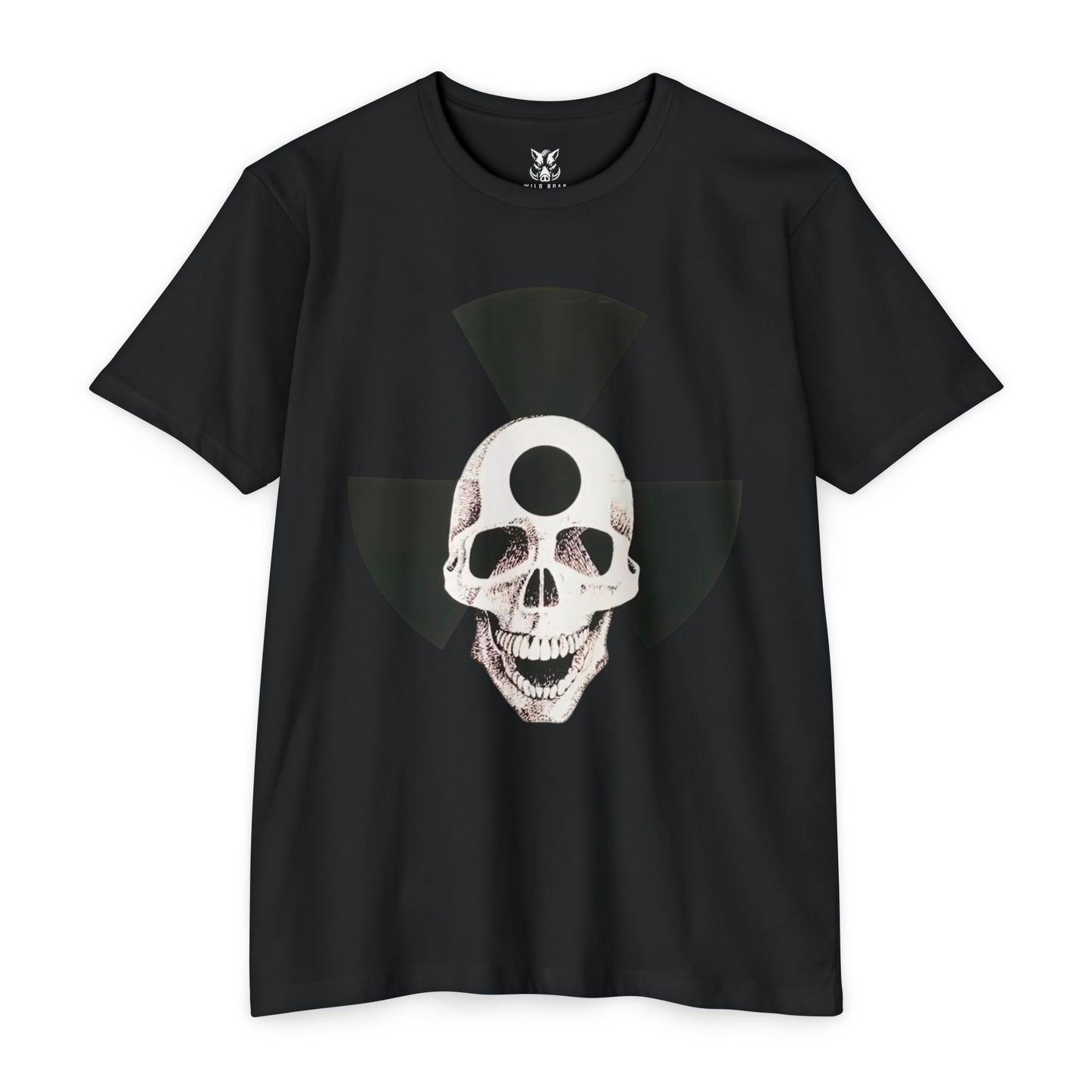 Skull Target T‑Shirt — Retro Radiation Graphic Tee