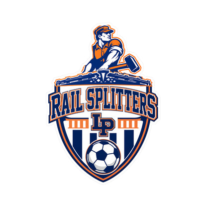 Rail Splitters Soccer Logo Kiss-Cut Vinyl Sticker