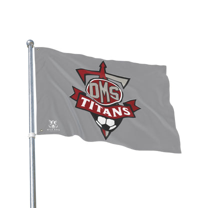 Titans Team Flag — DMS Titans Double-Sided Outdoor Banner