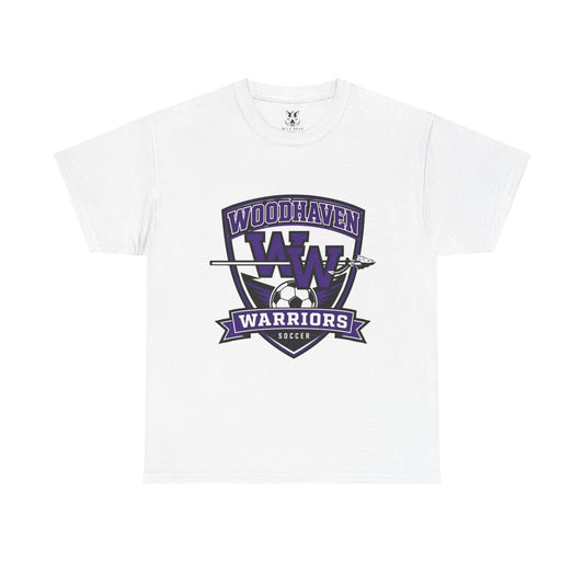 Woodhaven Warriors Soccer T-Shirt — Crest Logo Youth & Adult Team Tee
