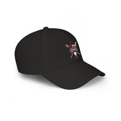 DMS Baseball Low-Profile Cap – Embroidered Bat & Ball Logo