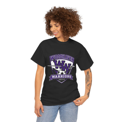 Woodhaven Warriors Soccer T-Shirt — Crest Logo Youth & Adult Team Tee