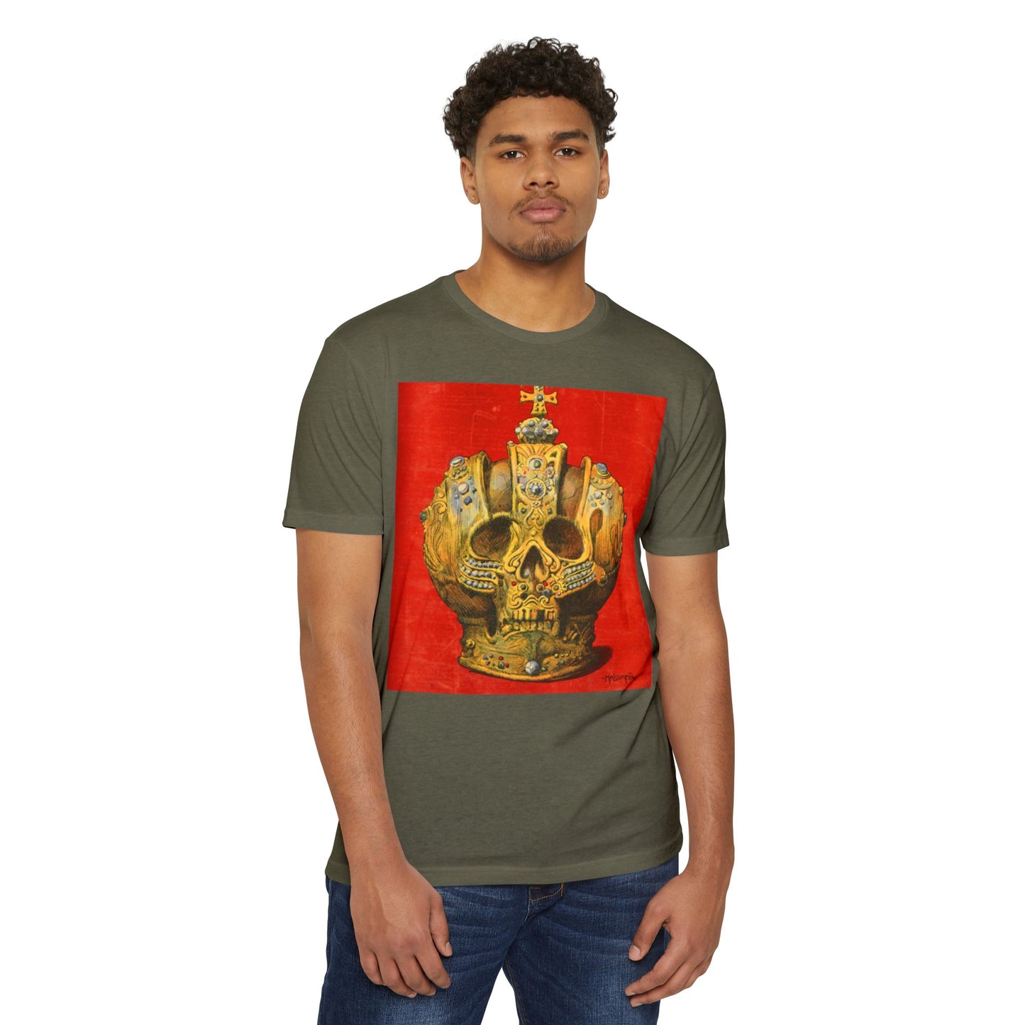 Skull Crown T-Shirt — Gothic Royalty Graphic Tee
