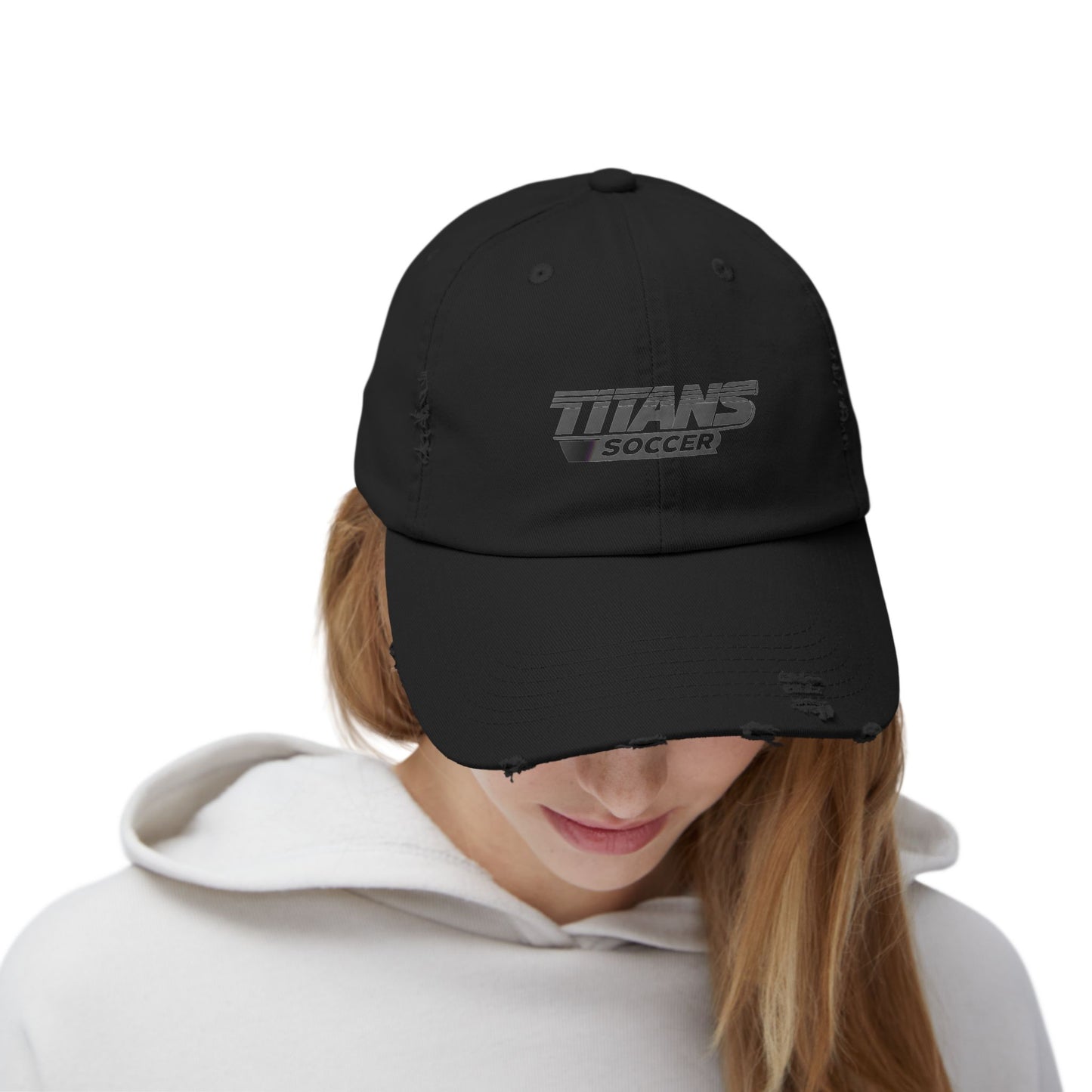 Distressed Titans Soccer Cap — Vintage Athletic Dad Hat