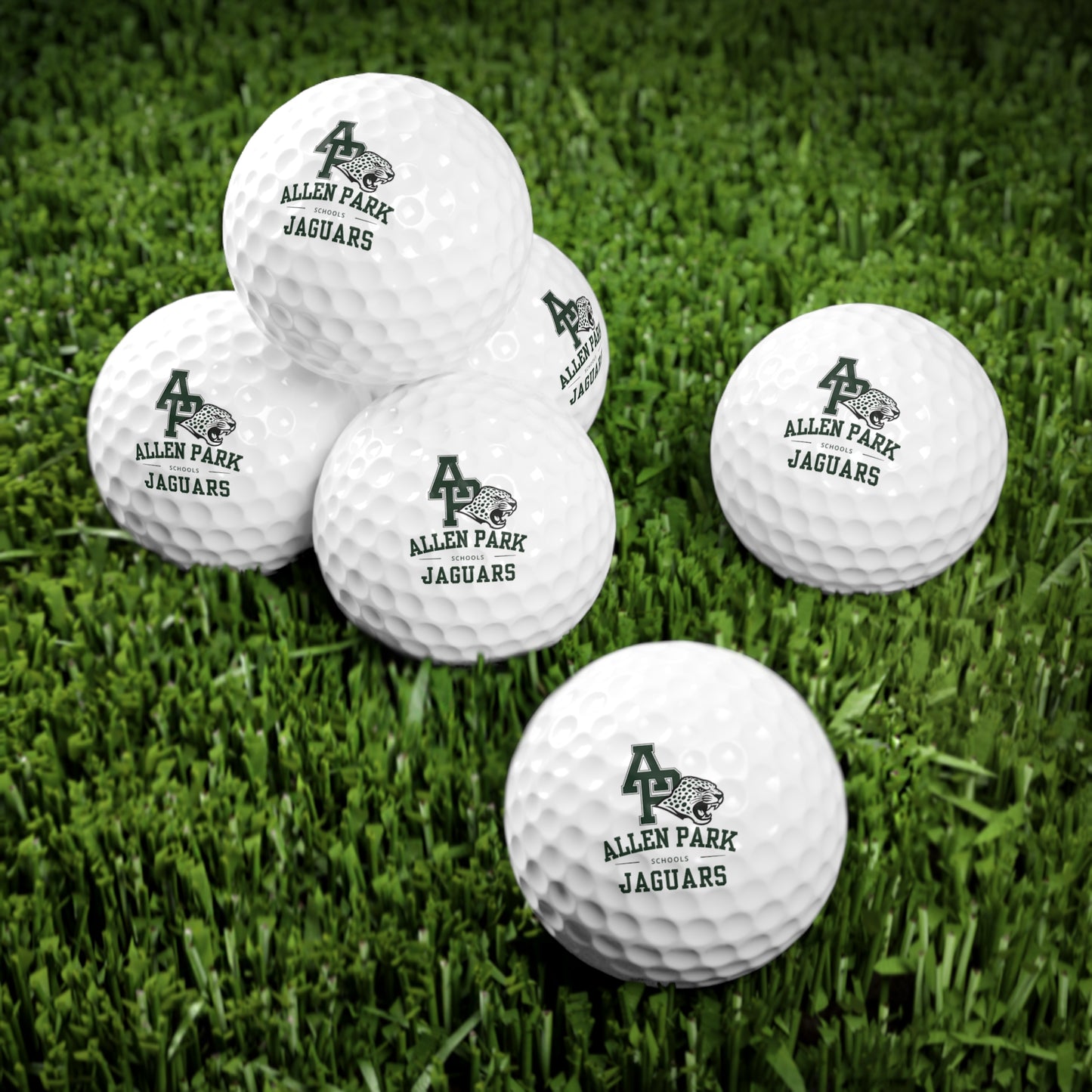 Allen Park Jaguars Golf Balls, 6pcs