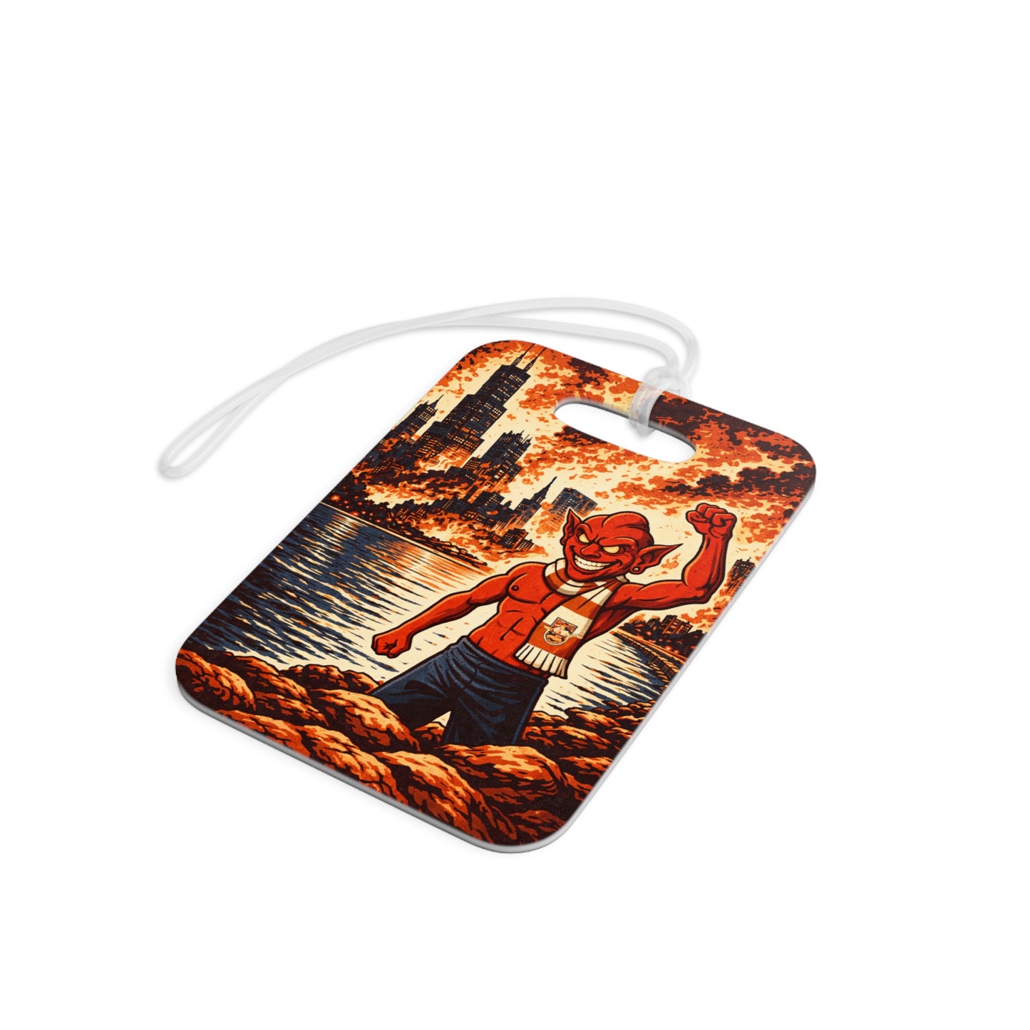 Nain Rouge Burn it down Luggage Tag