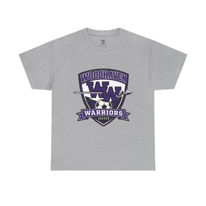 Woodhaven Warriors Soccer T-Shirt — Crest Logo Youth & Adult Team Tee