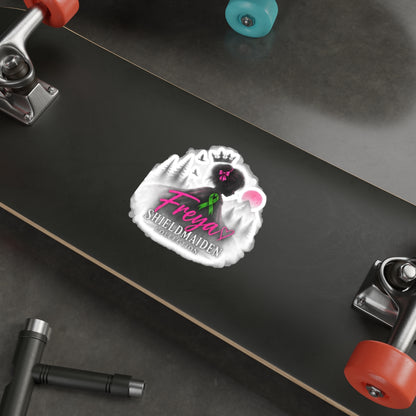 Die-Cut Awareness Sticker — "The Freya Shieldmaiden Collection" Cerebral Palsy & NICU Honor