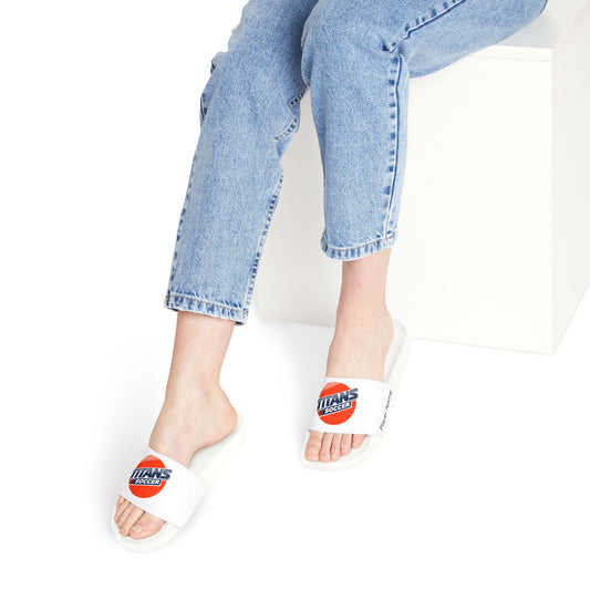 Women's Soccer Slide Sandals — Titans Logo Removable Strap