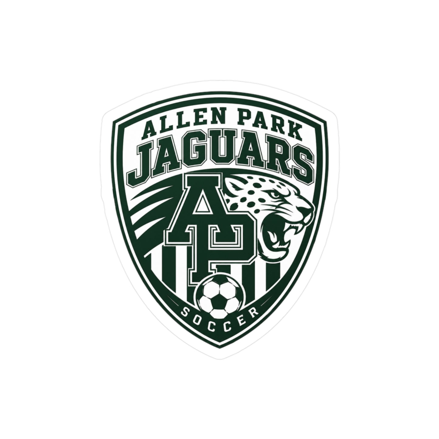 Allen Park Jaguars Soccer Kiss-Cut Vinyl Decal