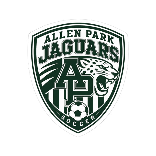 Allen Park Jaguars Soccer Kiss-Cut Sticker