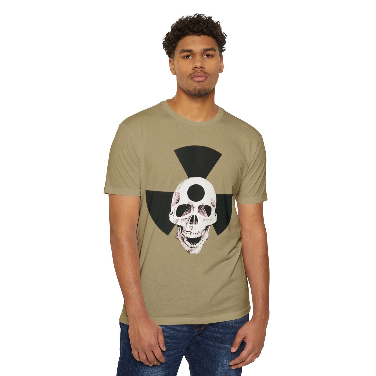 Skull Target T‑Shirt — Retro Radiation Graphic Tee