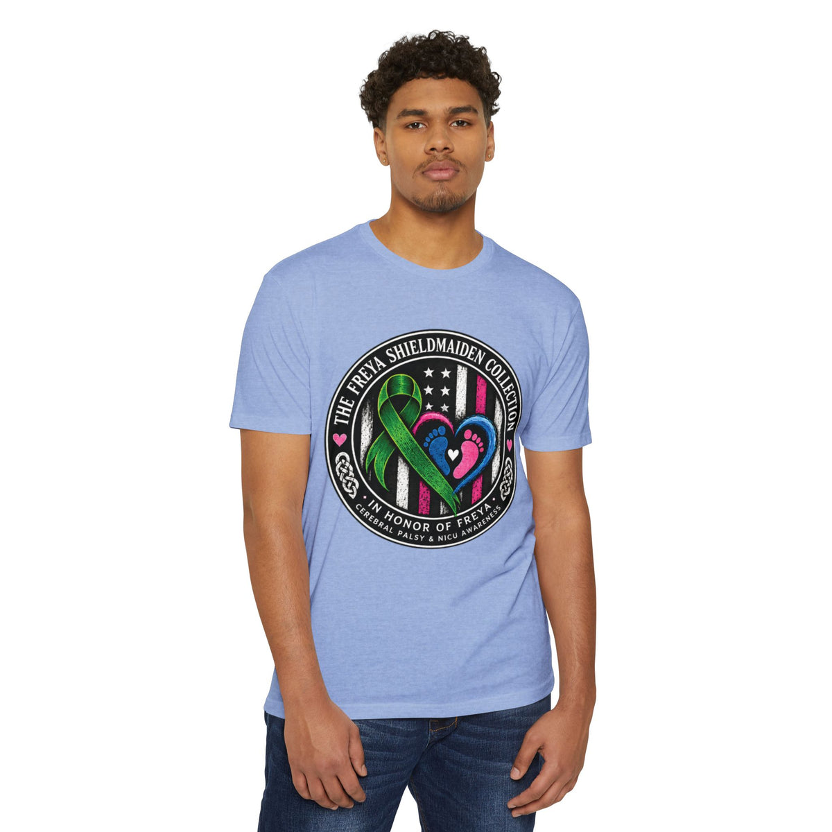 Shieldmaiden Tribute T-Shirt — 'The Freya Shieldmaiden Collection' Memorial Design