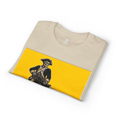 T‑Shirt — "Don't Flock With Me" Yellow Gadsden Style Graphic