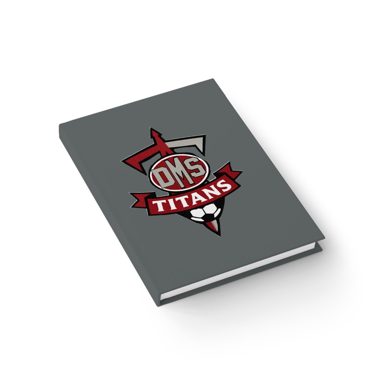 DMS Titans Ruled Journal — School Team Soccer Notebook