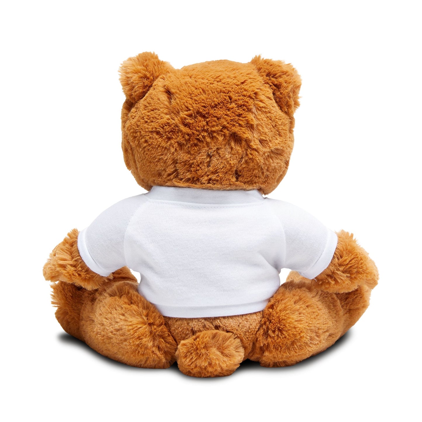 Embroidered Logo Teddy Bear with T‑Shirt & Bow — Plush Gift for Kids & Graduates
