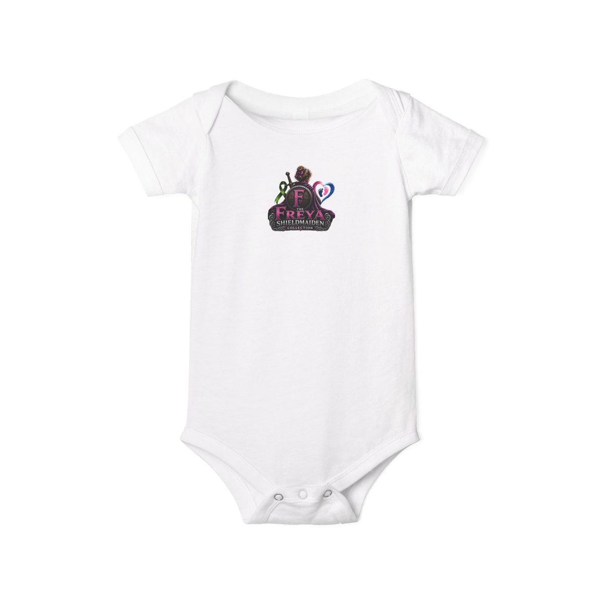 Infant Onesie with 'Freya' Cute Baby Bodysuit
