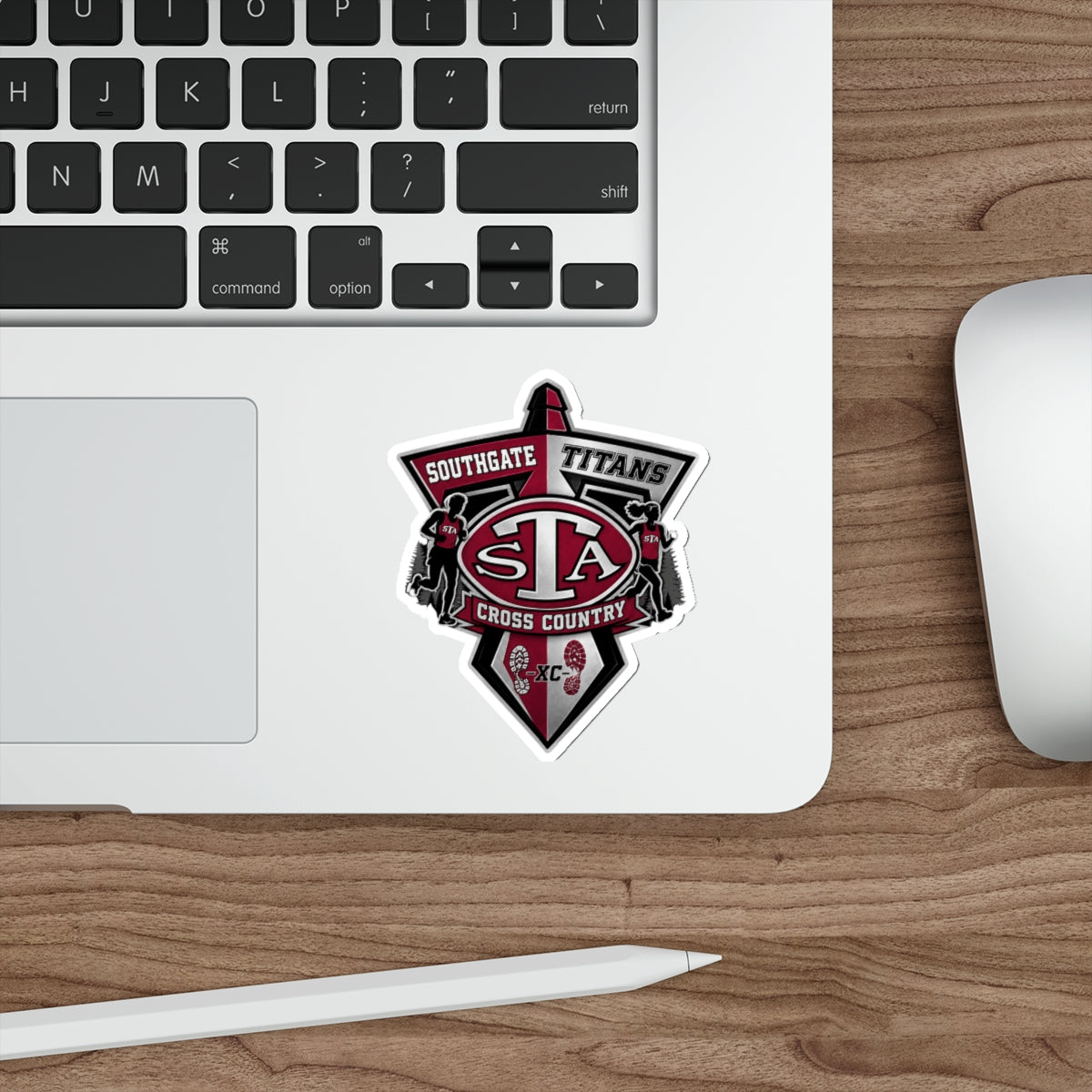 Southgate Titans Cross Country Die-Cut Sticker