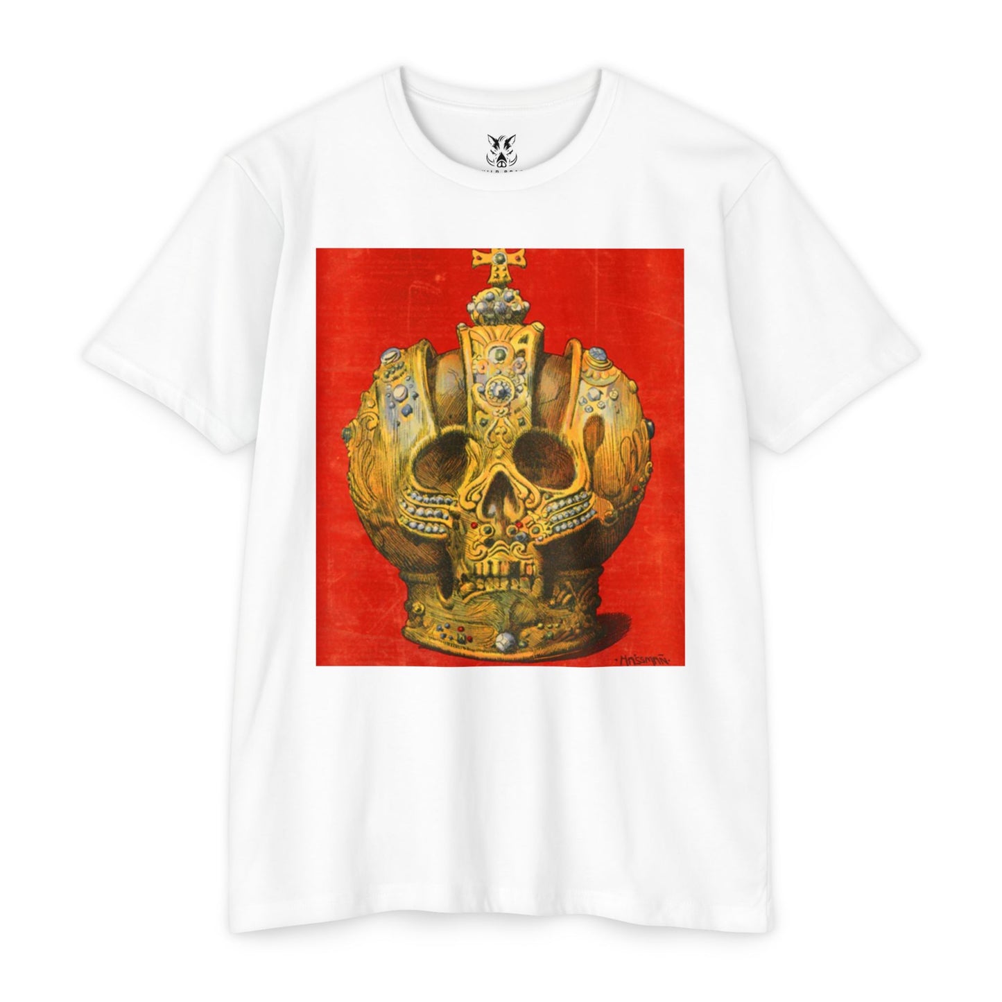 Skull Crown T-Shirt — Gothic Royalty Graphic Tee