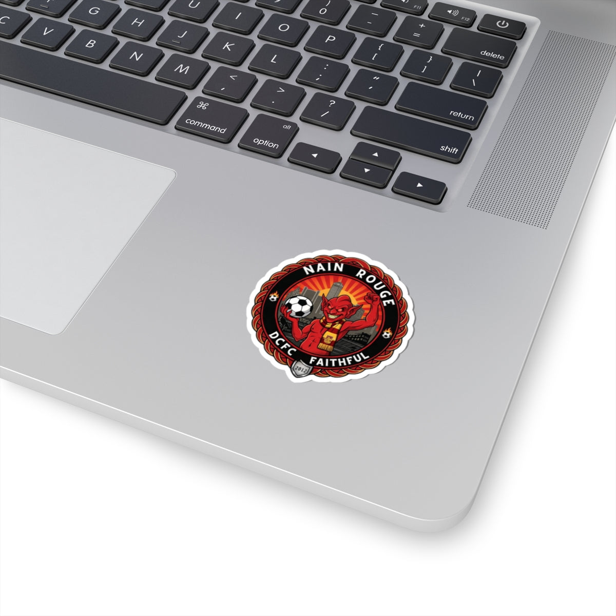 Nain Rouge Soccer Sticker — DCFC Faithful Kiss-Cut Decal