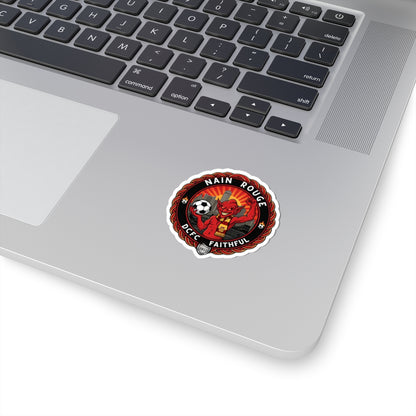 Nain Rouge Soccer Sticker — DCFC Faithful Kiss-Cut Decal