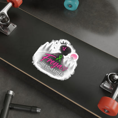 Die-Cut Awareness Sticker — "The Freya Shieldmaiden Collection" Cerebral Palsy & NICU Honor